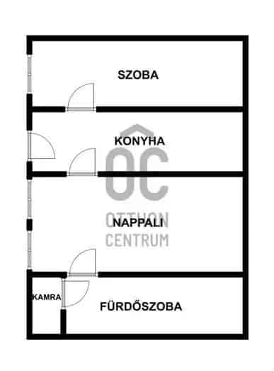 Erzsébetváros 49nm-es 2 szobás felújított lakás eladó