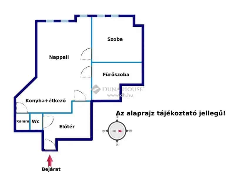 65 nm-es lakás eladó Zalaegerszeg belvárosában