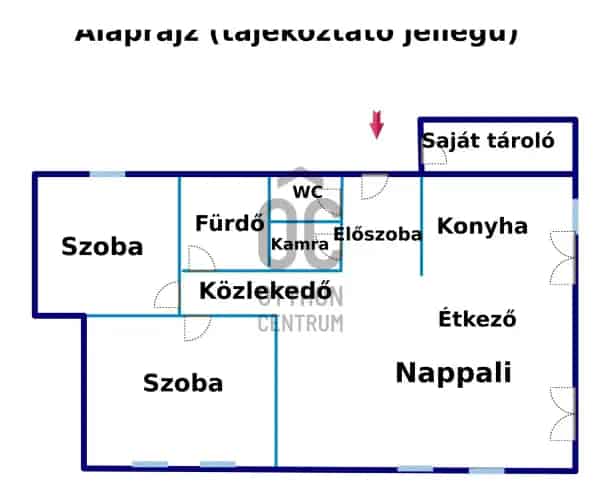 Váci új építésű lakás eladó 71 nm 2 vagy 3 hálószobával