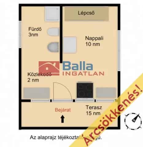 Nagymaros Nyáraló Eladó 33nm 1 Szoba Dunakanyar