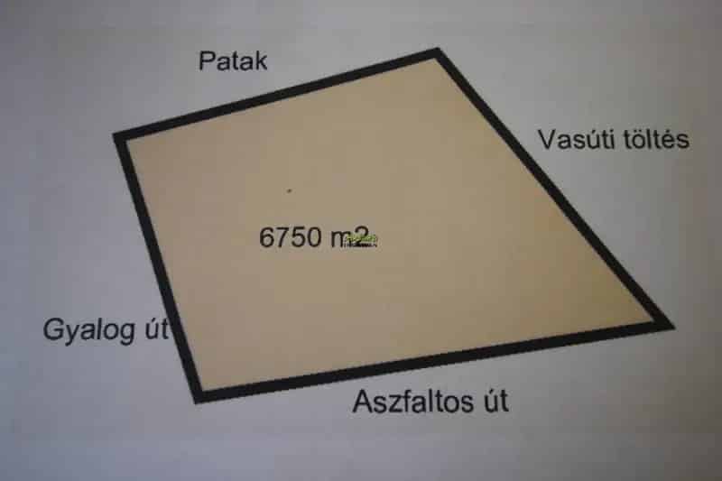Ágfalva 6750 m2-es külterületi telek eladó mobilház elhelyezésére