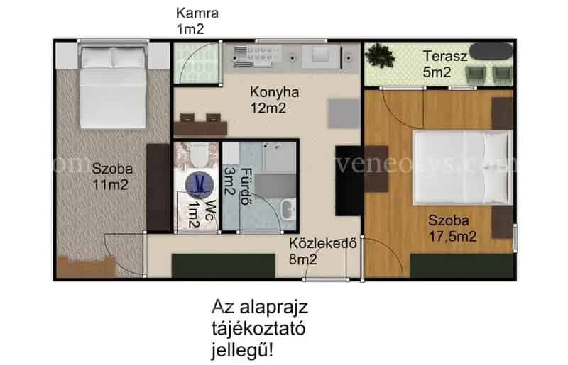 Orosháza Belváros 56nm-es 2 Szobás Erkélyes Lakás Eladó