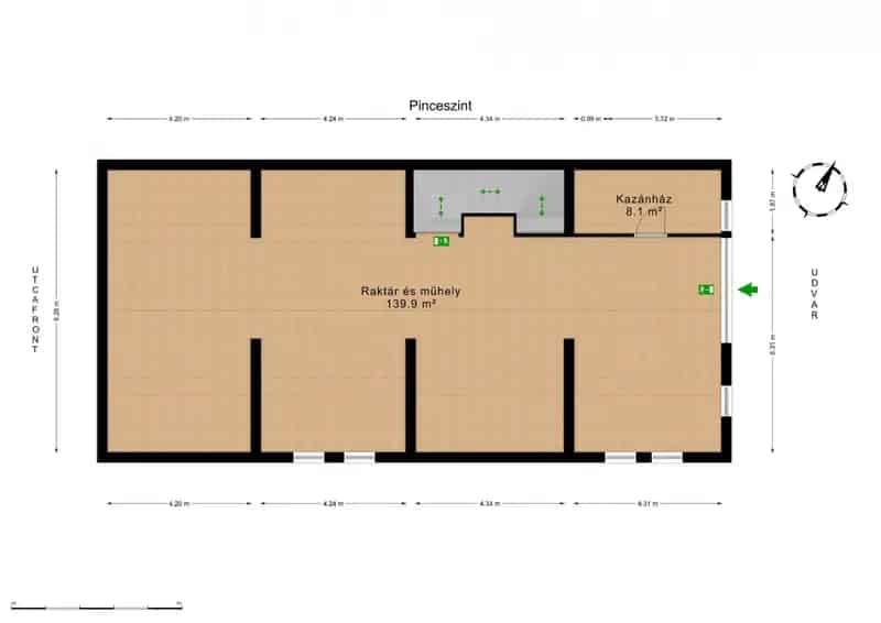 Gödöllői üzleti ingatlan eladó - 435 m2, nagy raktárral