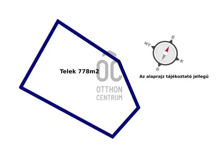 Telek eladó Etyeken 778 m2 villanyórával a Szépvölgyben