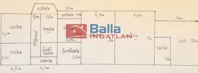 Mád családi ház eladó 97m² 2+1 félszoba raktárral