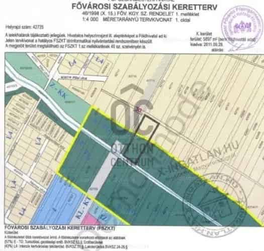 Budapest X. kerületi eladó telek, T040453