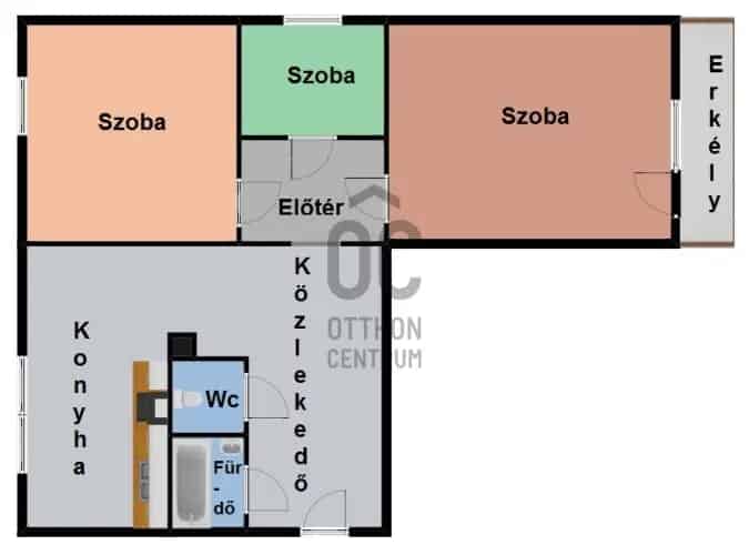 Kecskeméti eladó felújított 1 2 szobás panel lakás
