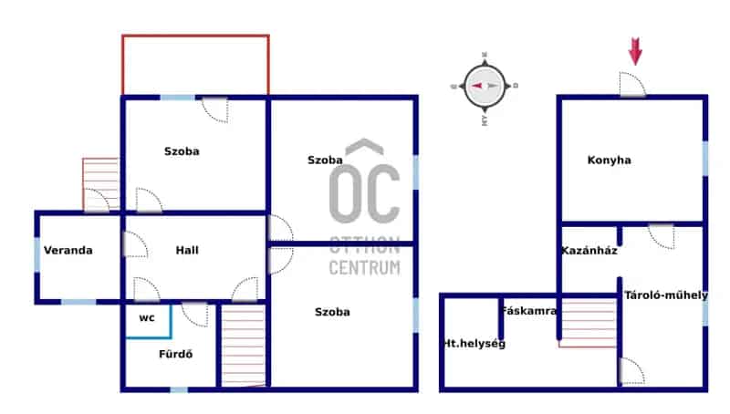 Komlói eladó családi ház, DHZ014990