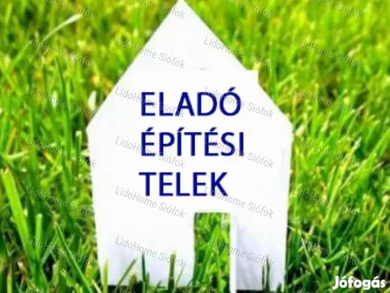 Siófoki építési telek eladó - Balaton közelében