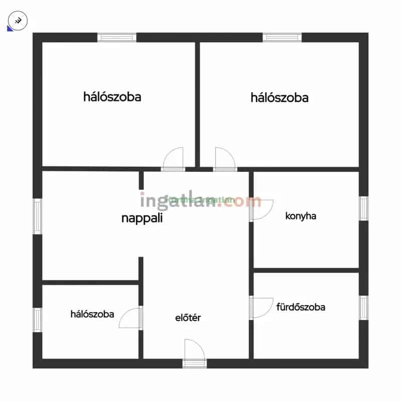 85 m2-es családi ház eladó Nyíregyházán