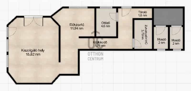 Becsehelyi eladó üzlet befektetőknek 400nm