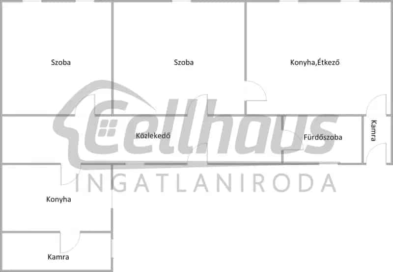 Jánosházán 90 nm-es 3 szobás családi ház eladó
