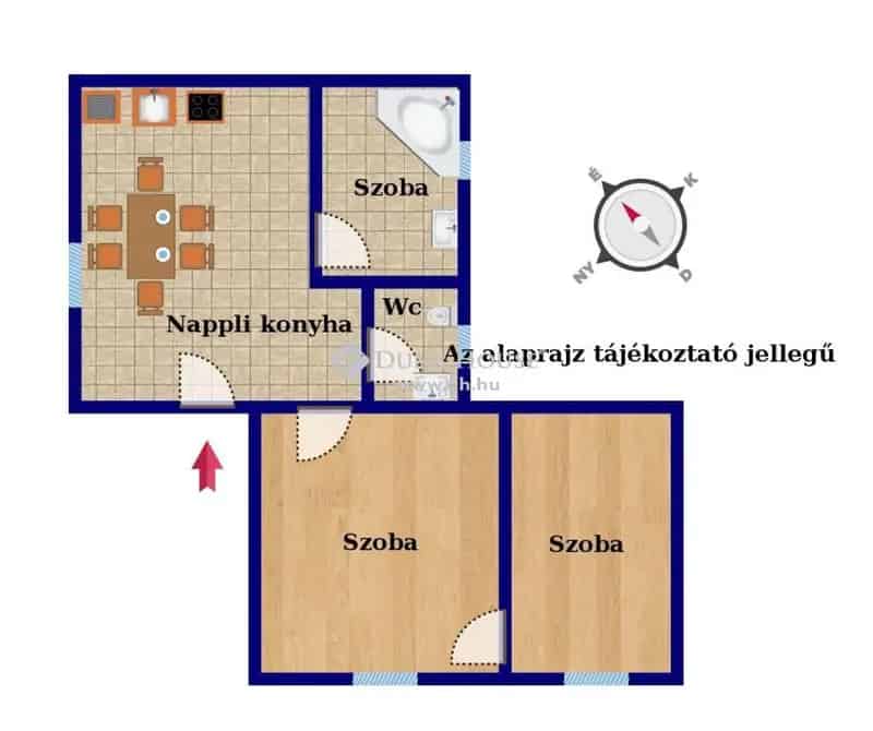 Tatai külterületi ház eladó 2813 nm-es telekkel