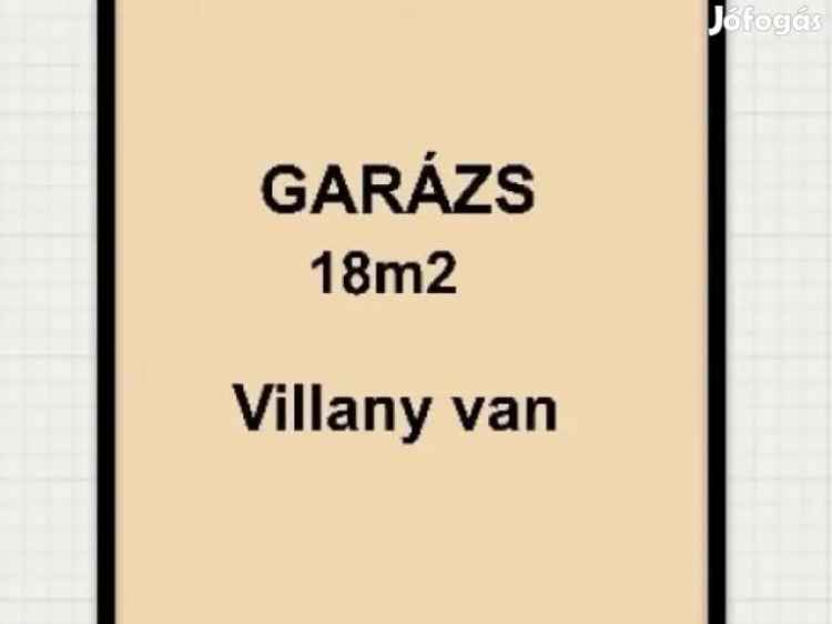 Újszegedi felújított garázs eladó
