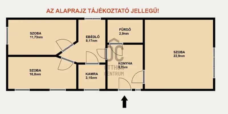 Soroksári 3 szobás felújítandó ház Duna-part közelében