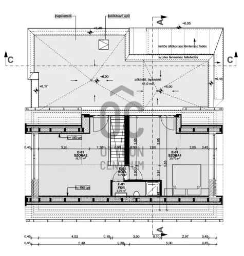 Pécs Egyetemváros 85m2-es 2 szintes újépítésű lakás 50m2 terasszal
