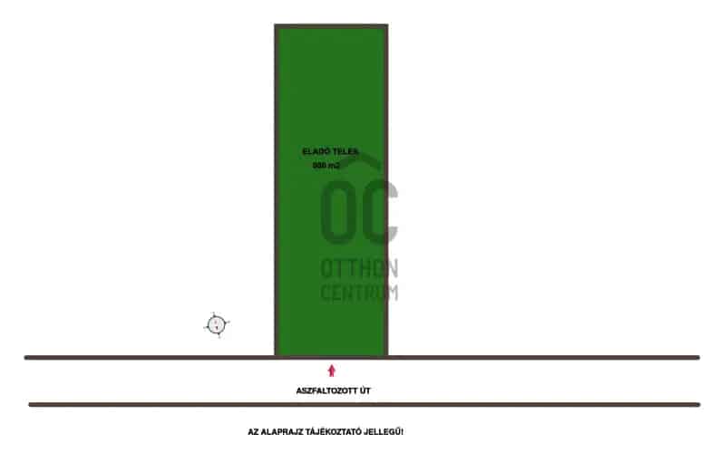 Tápióbicskei eladó telek 988 m2 - kiváló befektetés