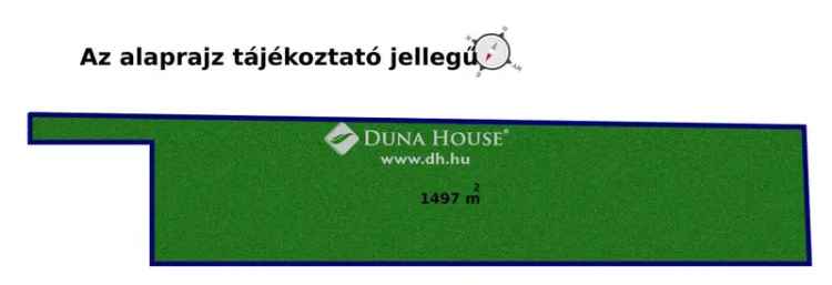 Biatorbágy Öreg-hegy 1492 m2-es kert eladó