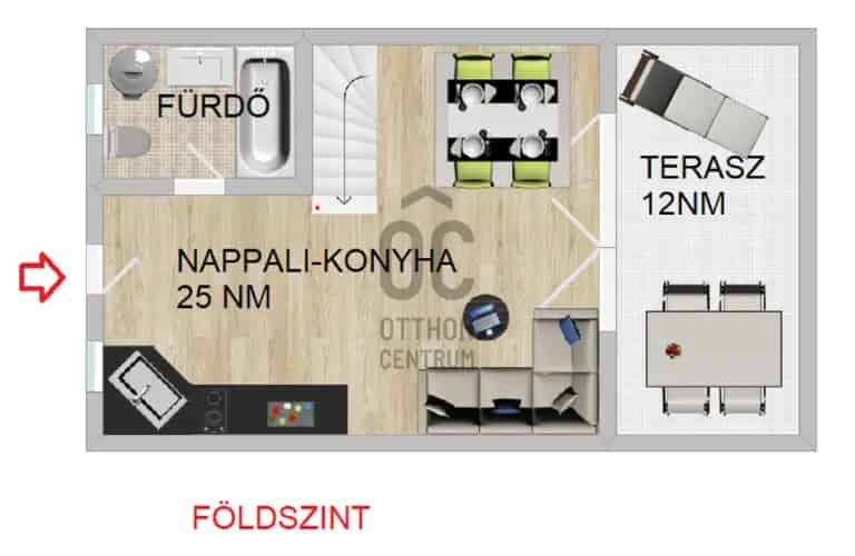 Ráckevei eladó nyaraló 3 szoba 45 nm