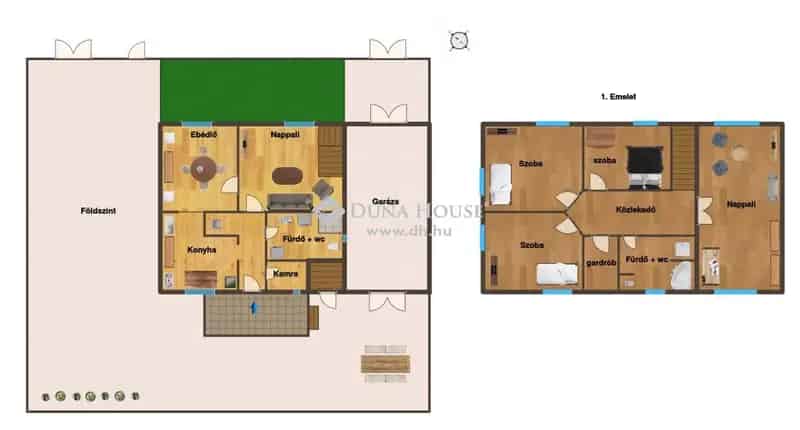 165m2-es 2 szintes családi ház Pesterzsébeten felújítva