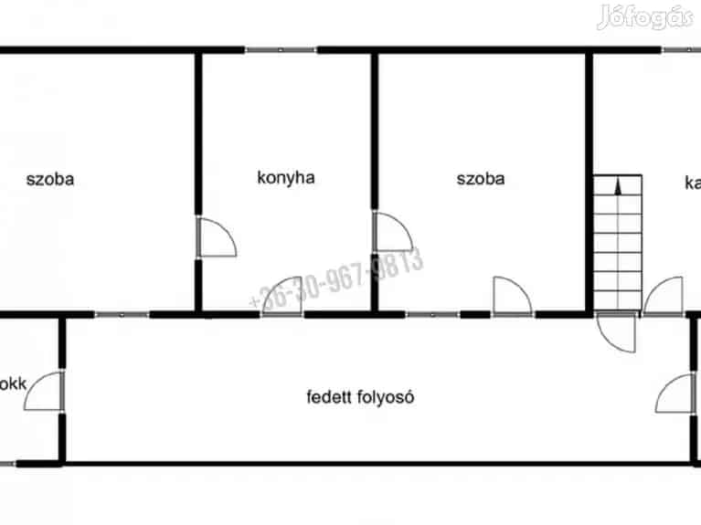 Békéscsaba Tanya Eladó - 80 nm-es Felújítandó Tanya Szántóval