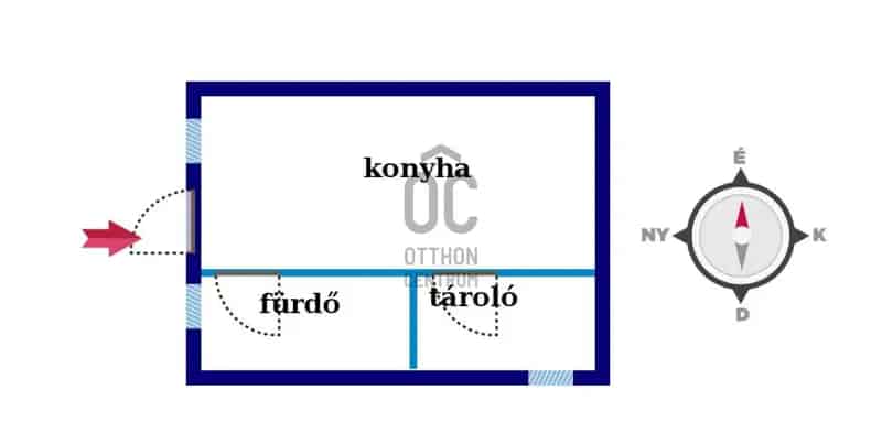Kisbucsai eladó telek és felújítandó ház DTK059815