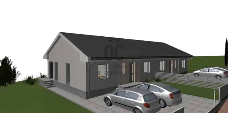 Keszthelyi eladó új építésű ikerházfél - modern, energiatakarékos