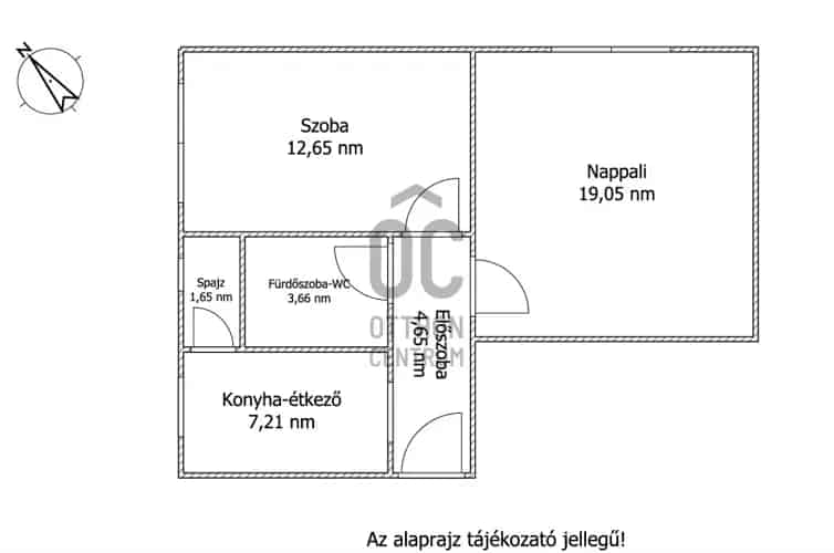 Miskolc Győri kapu 2 szobás lakás eladó