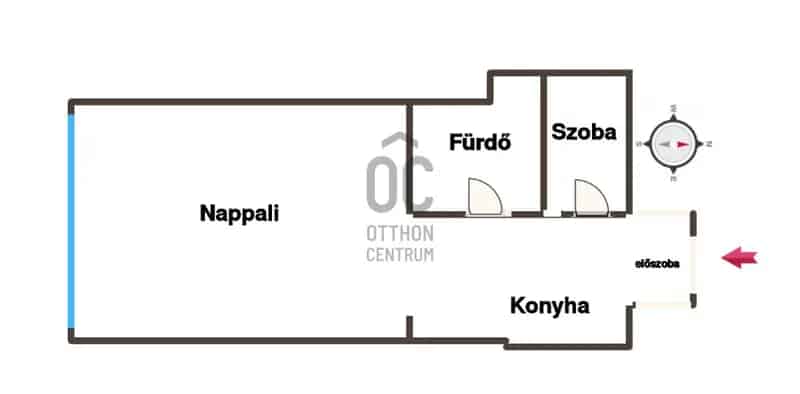 Budapest XI kerület 44 nm-es 2 szobás lakás eladó