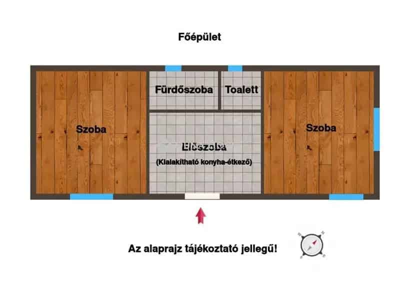 2134 m2-es telek gazdálkodásra és fejlesztésre