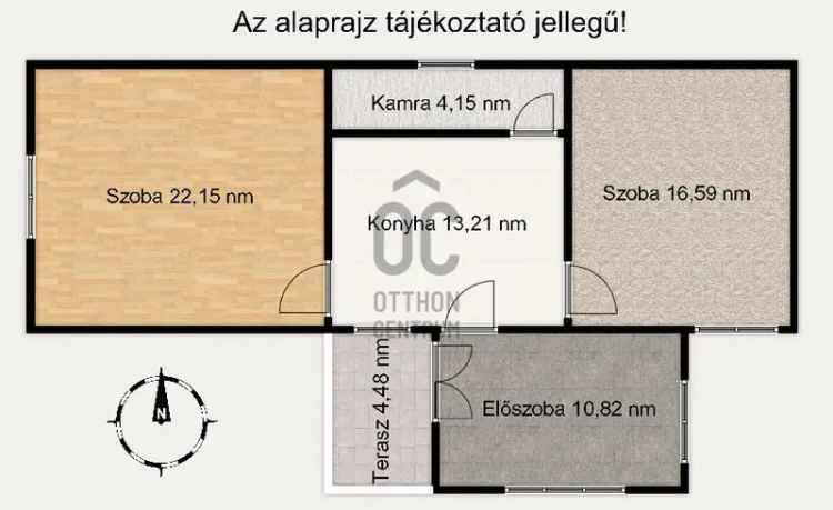 Ház eladó Nagytilajban, csodaszép környezetben 67 nm-al