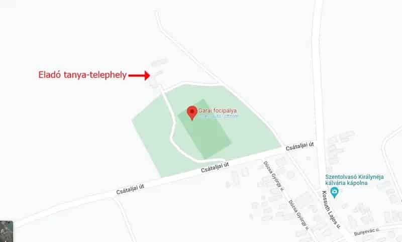Falusi tanya eladó 4440nm telekkel és gazdasági épületekkel