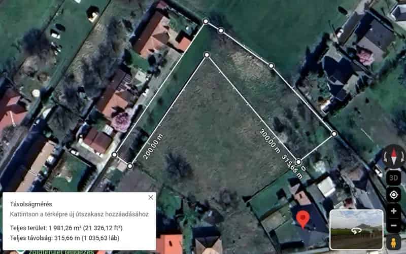 Telek eladó sorház építésére 12-20 lakás lehetséges