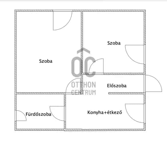 Ceglédi eladó családi ház 2 szoba 58 nm