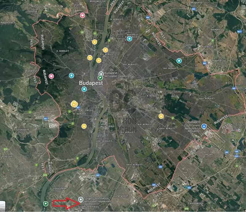 2611 nm-es fejlesztési terület Szigetszentmiklós Ragádon