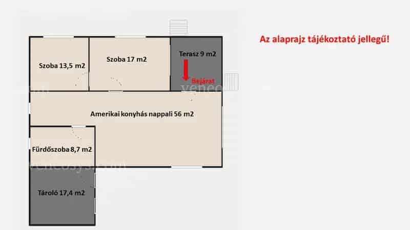 95 nm-es családi ház 18 kerületben