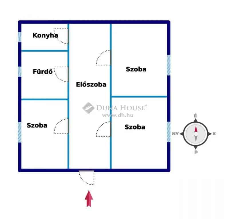 Szentes Kiséri 75 nm-es családi ház eladó