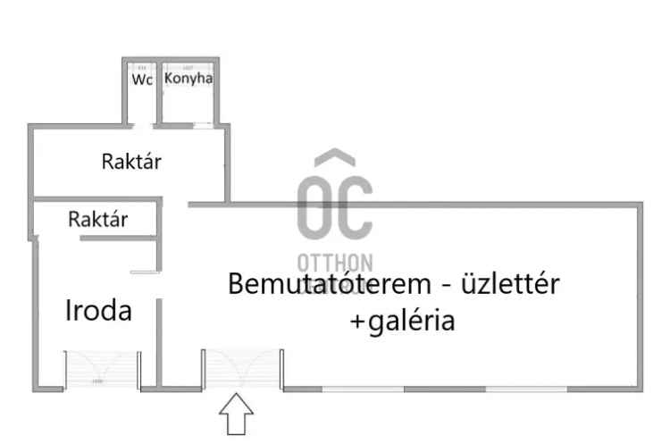 Üzlethelyiség eladó a Keleti Pályaudvarnál 200 NM