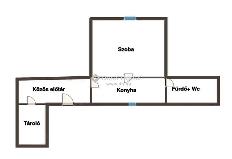 28 nm-es lakás Pécsen kertkapcsolattal eladó