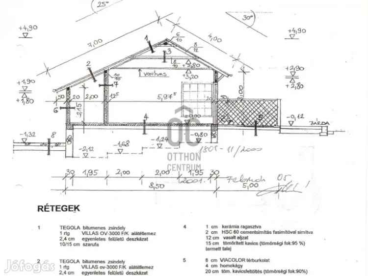 Eladó üzleti célú ingatlan Abda központjában 122 nm-es cukrászüzem