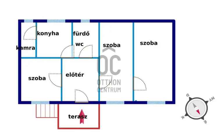 Eladó ikerház Pécsen, György- akna, 3 szobás, kertkapcsolattal