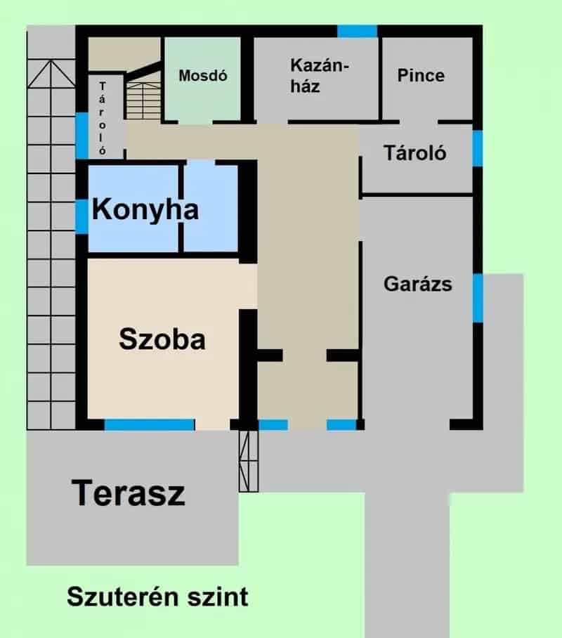 Paksi Dunai Panorámás 3 Szintes Családi Ház Eladó