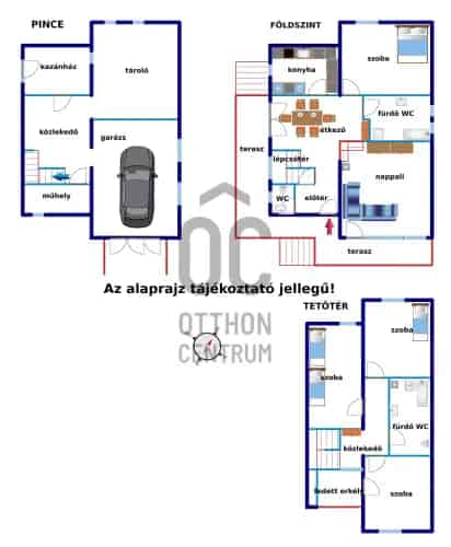 Várpalotai eladó családi ház 5 szoba 1300nm telek