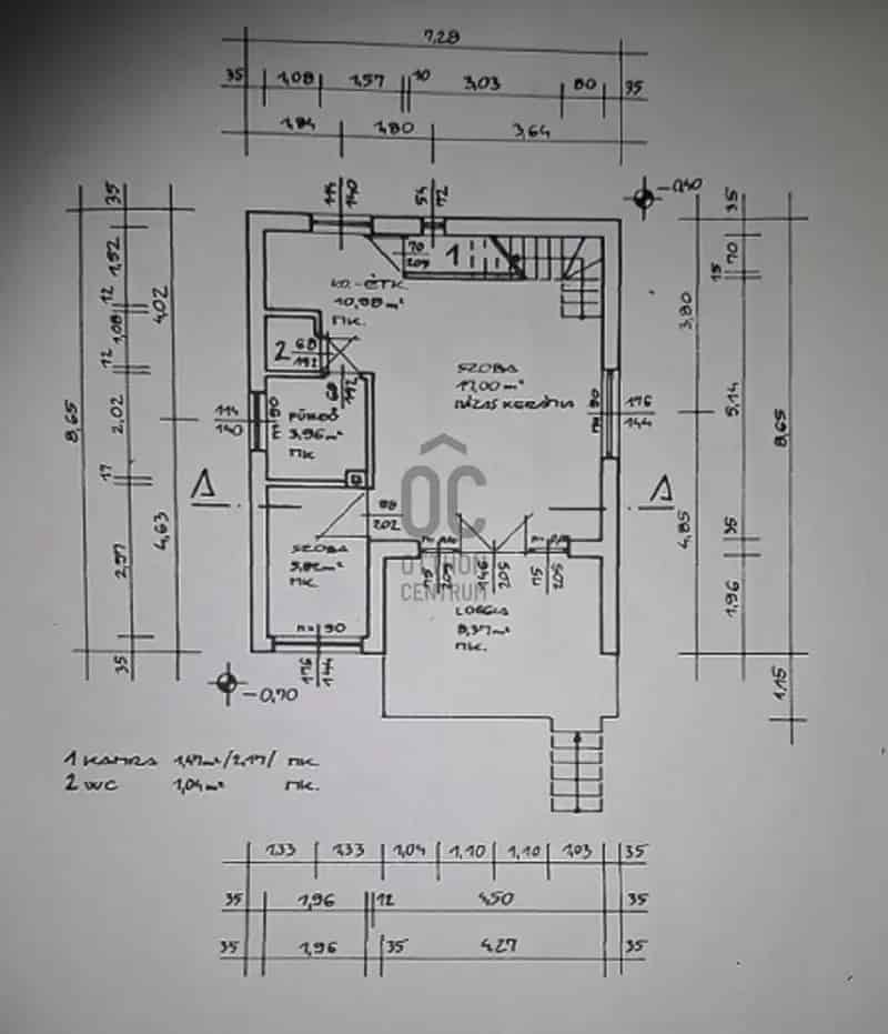 Diósjenő 74nm-es 4 szobás családi ház eladó