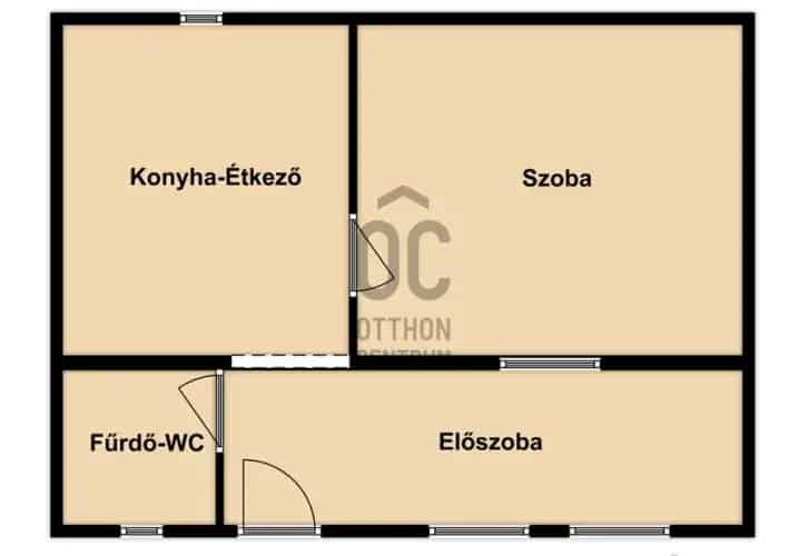 Sárbogárdi eladó házrész 40nm 1 szoba csendes környék