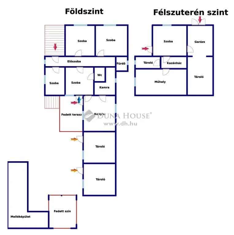 Gyöngyöspátai családi ház eladó - felújítandó, melléképületekkel