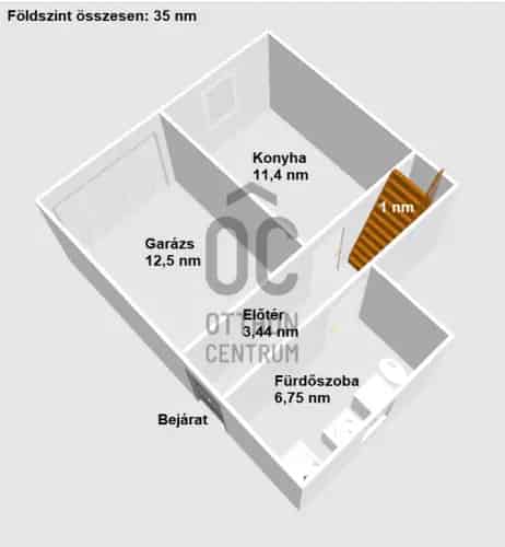 Felújított házrész Magyarpolányban panorámával