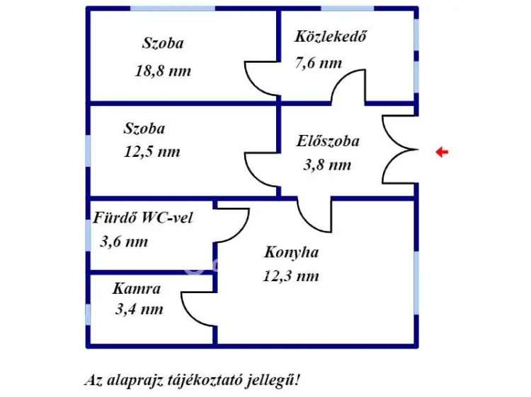 Eladó családi ház Jászfényszaru csendes utcájában gyümölcsfákkal