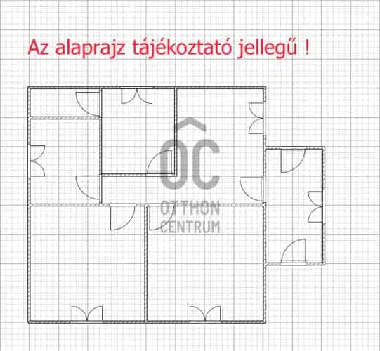 Tiszacsege családi ház eladó 65 nm 454 nm telekkel