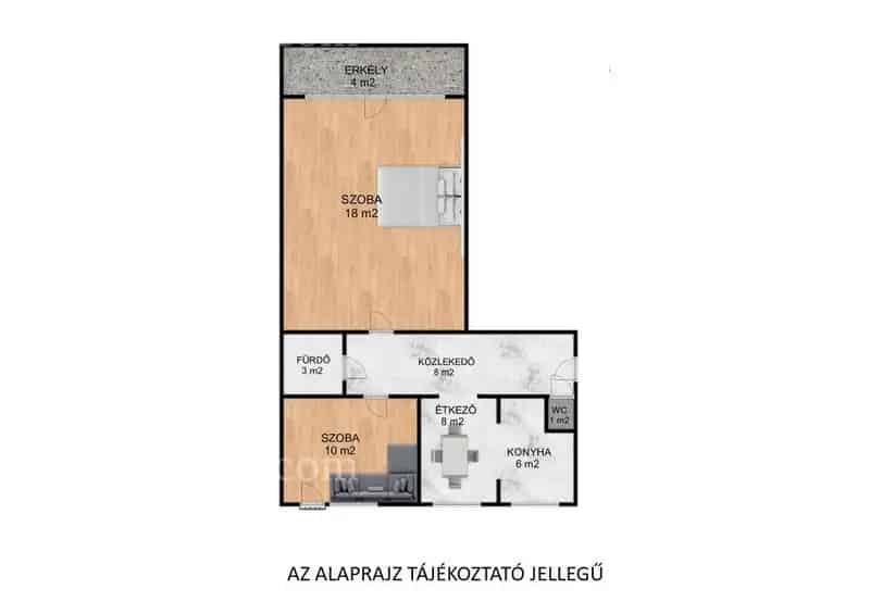 Gyulai 2 szobás felújított panel lakás eladó